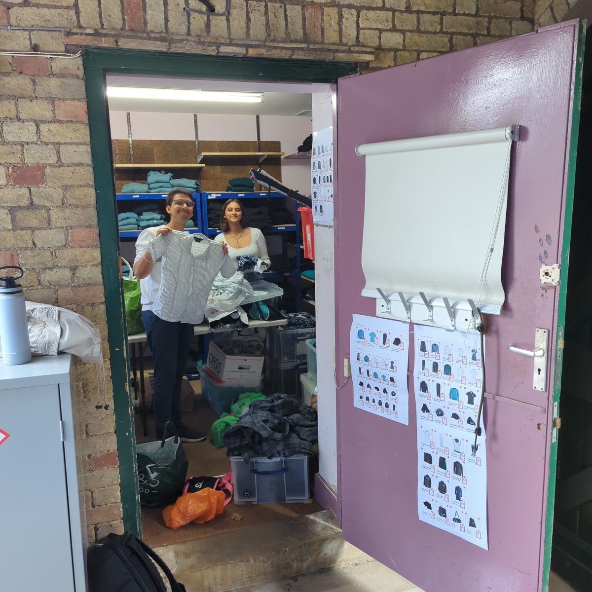 Our SF President Team assisting with the #PFA second-hand uniform store helping to reduce the demand for new textiles and give garments and second (or third!) life