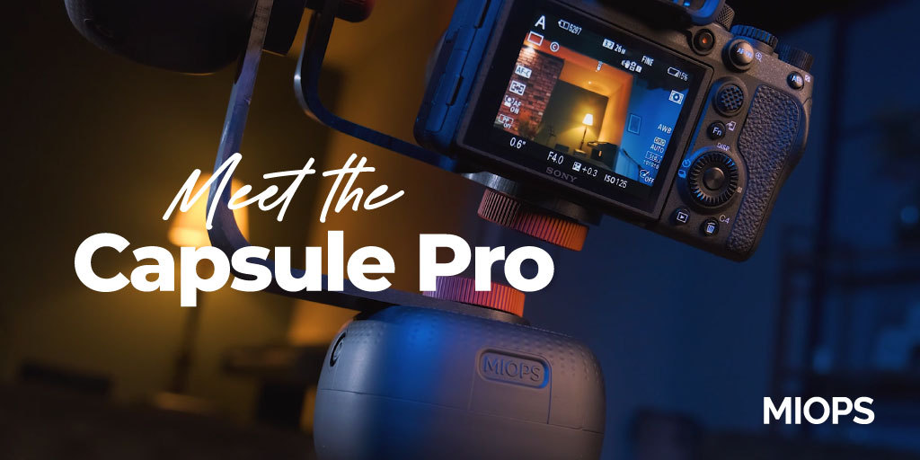 MiopsTrigger's tweet photo. CAPSULE PRO, A Versatile Motorized Pan and Tilt Head for time-lapse, multi row panorama, 360 product photography and videography.
#miopstrigger #cameragear #photographygear #capsule #creativephotography https://t.co/SmoG1LrGdH