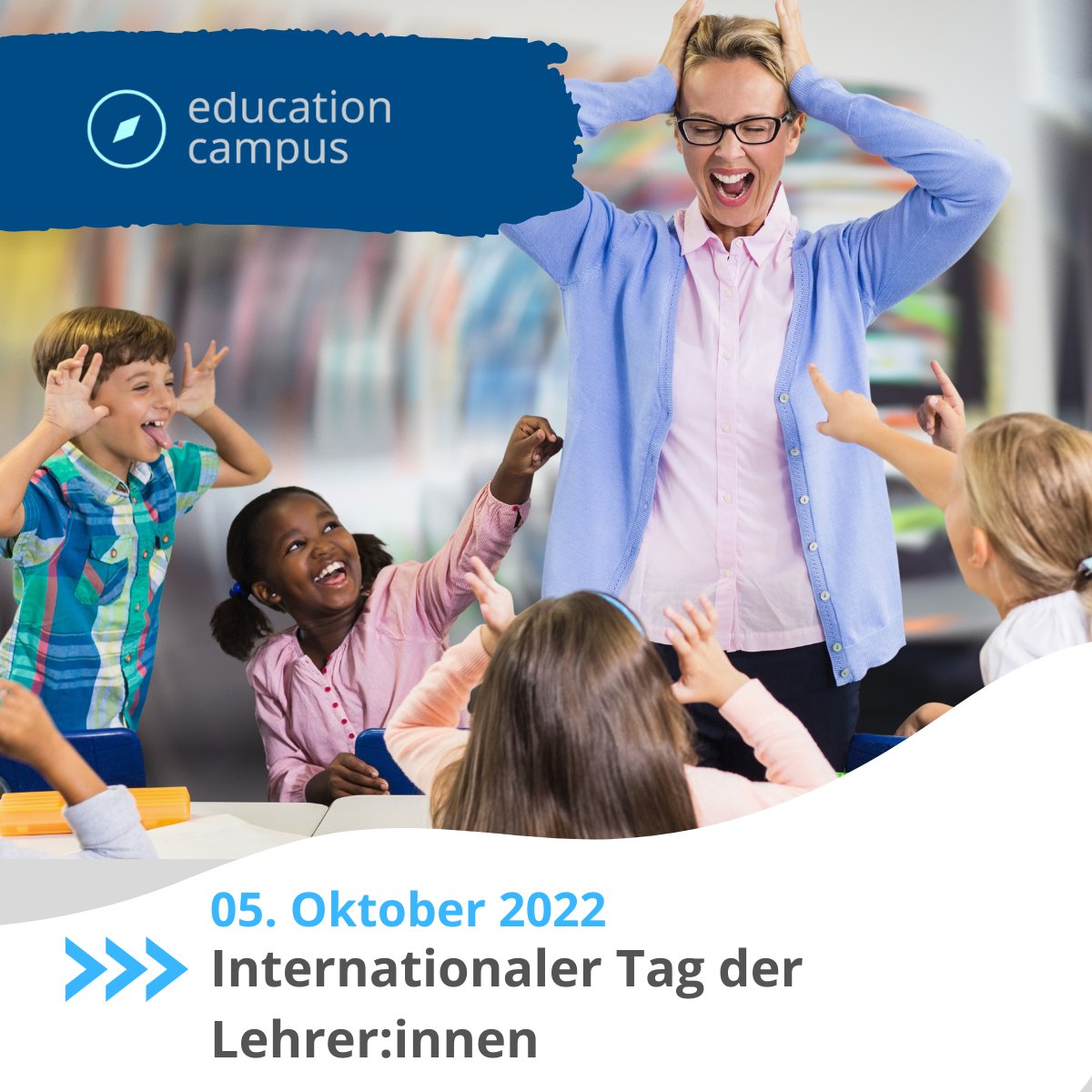 Internationaler Tag der #Lehrerinnen und #Lehrer!
Der education-campus.de sagt DANKE, dass ihr Tag für Tag euer Bestes gebt, um unsere Kinder und Jugendlichen zu unterrichten!
#bildung #lehrer #twlz
