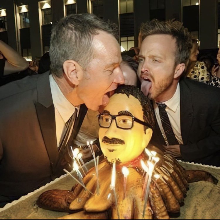 odenhead's tweet photo. The cast of Breaking Bad really knows how to have a good time https://t.co/VUREOS8bma