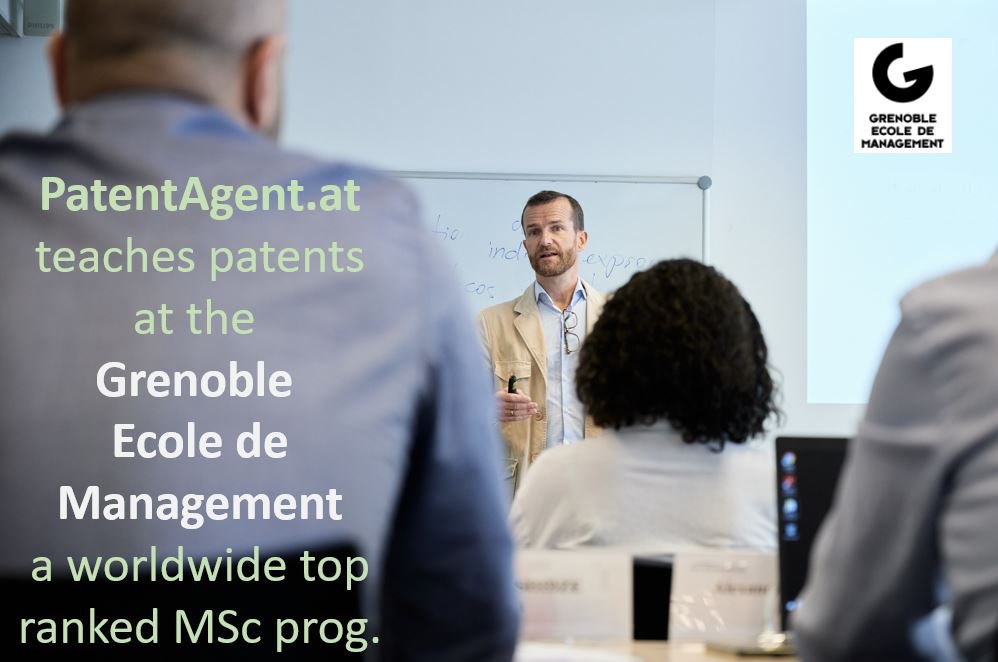 Knowing the patents miracle - Students from Grenoble Ecole de Management catch it! Patentagent.at   #patentagent #patentverwertung #innovation #patent