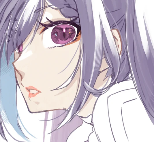 色塗り試行錯誤のラクガキに刻晴ちゃん描いてたんだけどあまりにアップにしたから刻晴ちゃんかどうかもわからんし満足してしまったから供養。 