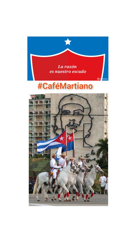 @AliRubioGlez @FrankDCub @julioacosta1701 @LolaVid @CamilaGzlez34 @agnes_becerra @Giselle15080805 @cieloazuldecuba @YanetDCuba2020 @FelixAcostaS21 @ArmandoLaritza Buenos días #CaféMartiano

'¡Somos una nación pequeña, pero digna de respeto! ¡Somos una nación pequeña en tamaño, pero grande en dignidad!(...) #Fidel

#FuerzaCuba