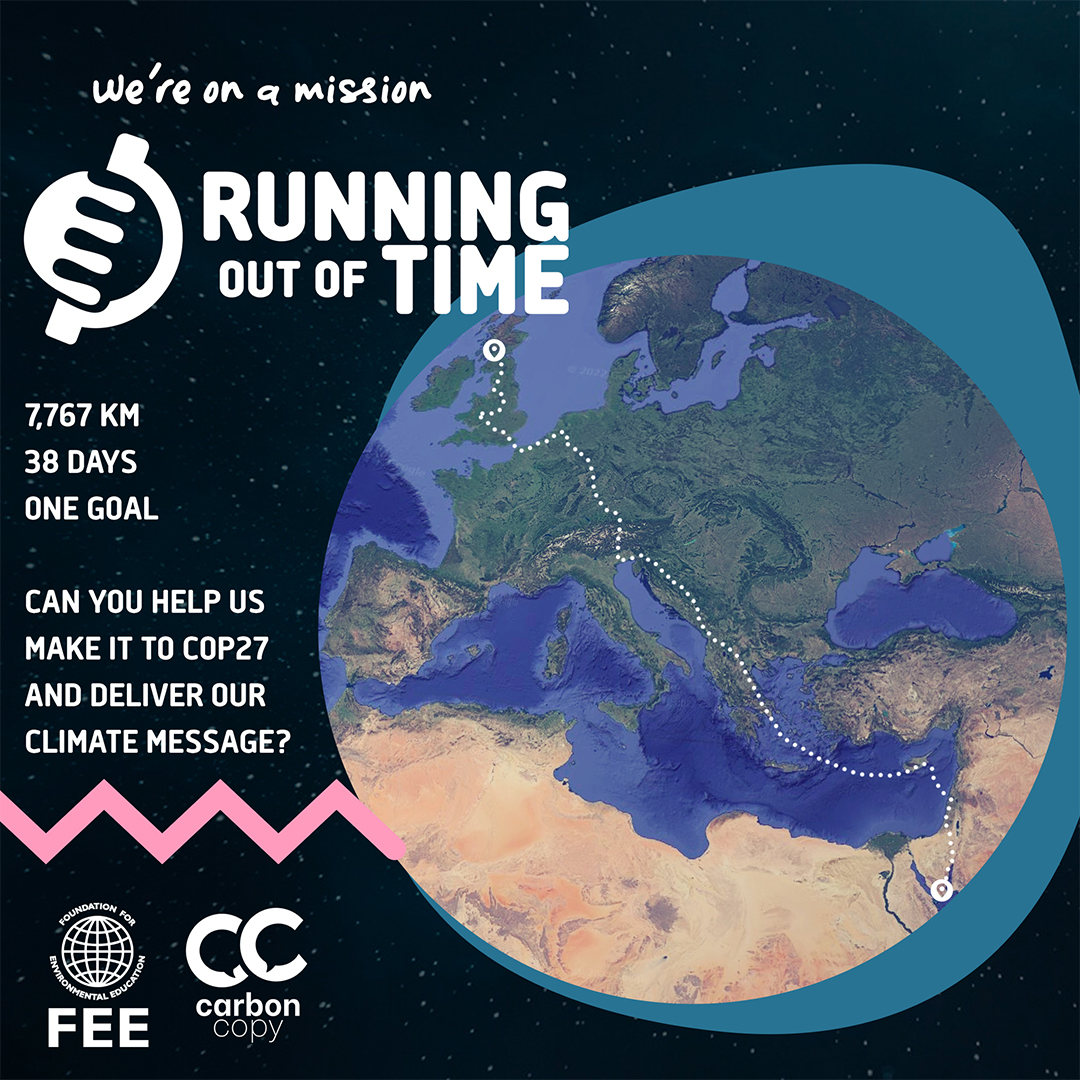 ReadingCAN's tweet image. Did you know that Running Out of Time Relay will be coming to Reading this Friday, 7th of October!  Running Out of Time will be the longest non-stop relay ever attempted  to pass a baton with a  climate message from young people to the decision makers at COP27.

@Climate_Relay