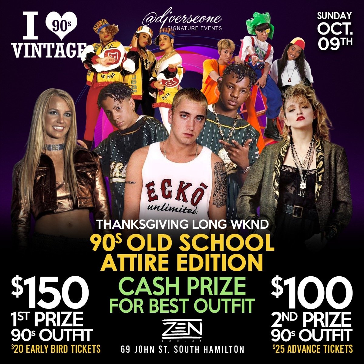 djverseone's tweet photo. OCT. 9.2022
This Sunday long weekend @Zen Lounge Hamilton
I ❤️ Vintage 90s
#djverseone #ilovevintage90s https://t.co/ldifgOARKI
