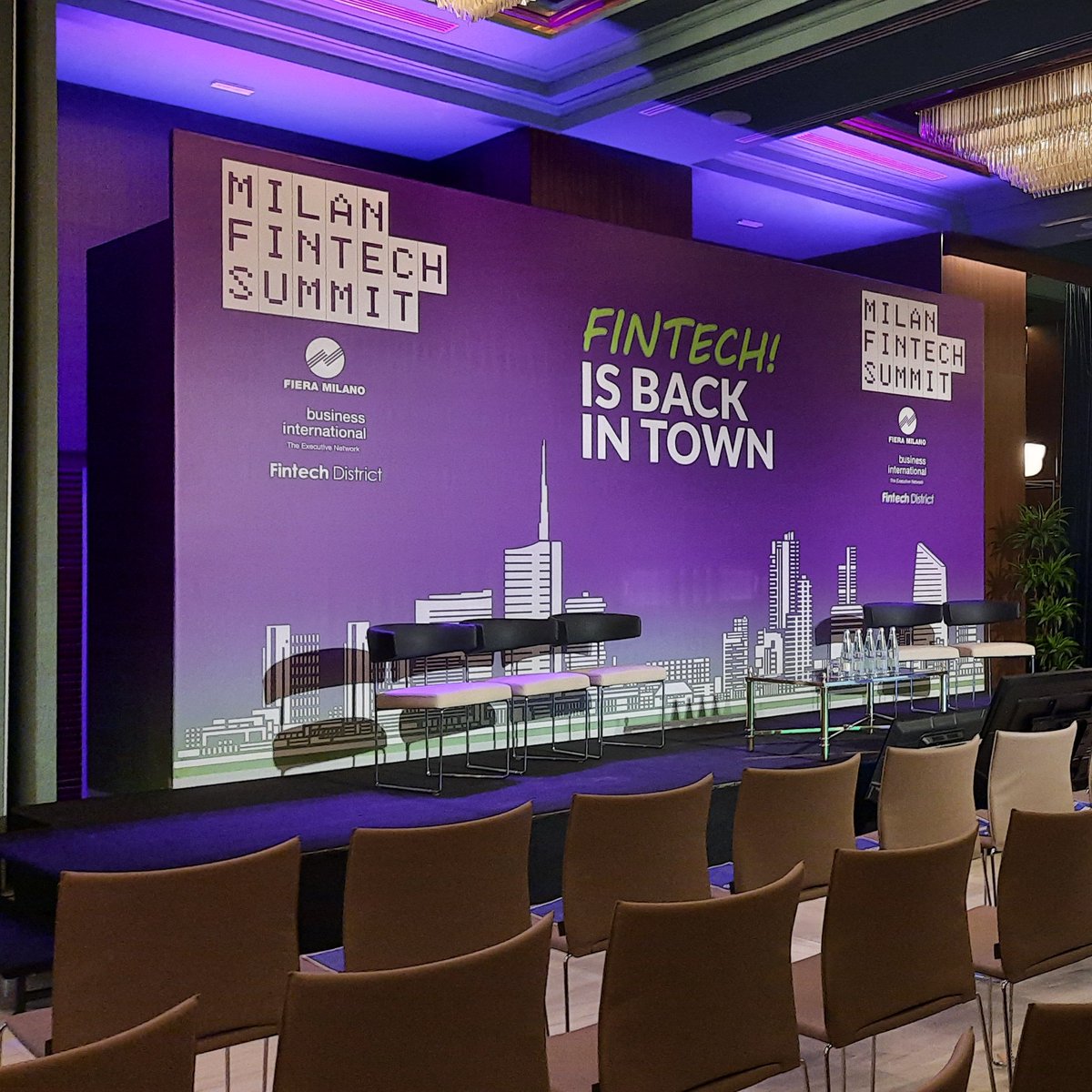 FieraMilanoSpa's tweet photo. Al via il #MFS22 @MilanSummit: terza edizione per l'appuntamento con il fintech - la tecnologia applicata alla finanza. Dal #5ottobre al #7ottobre. #HotelMelià #Milano
#Fintech is back in town. https://t.co/SnKKSoW6ty