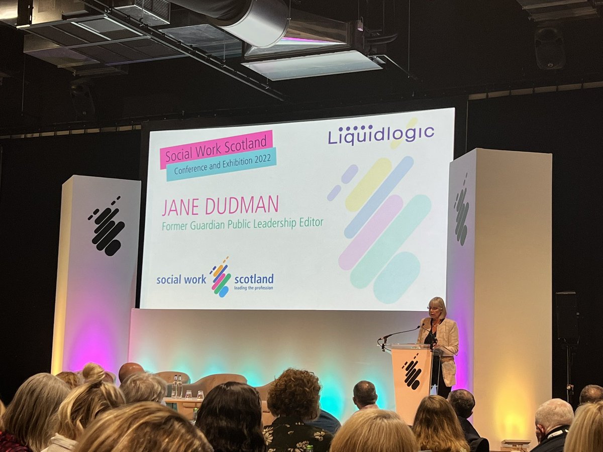 CharlesRocks5's tweet photo. @JaneDudman1 discussing the impact insecure leadership can have on the effectiveness of partnerships, decision making & vision. Social work is sadly consumed by such insecurity given the the imbalance in professional status as described by @fergus_mcneill #SWSConf22 https://t.co/wbV5ir3gvt