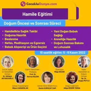 Hamilelik seminerimizi kaçırmayın🎉Erken dönem indirim avantajından faydalanmak için şimdi kayıt ol. Detaylı bilgi ve kayıt için 
buff.ly/3pGBLdz

#ÇocukluDünya #hamilelik #bebek #anne #baba