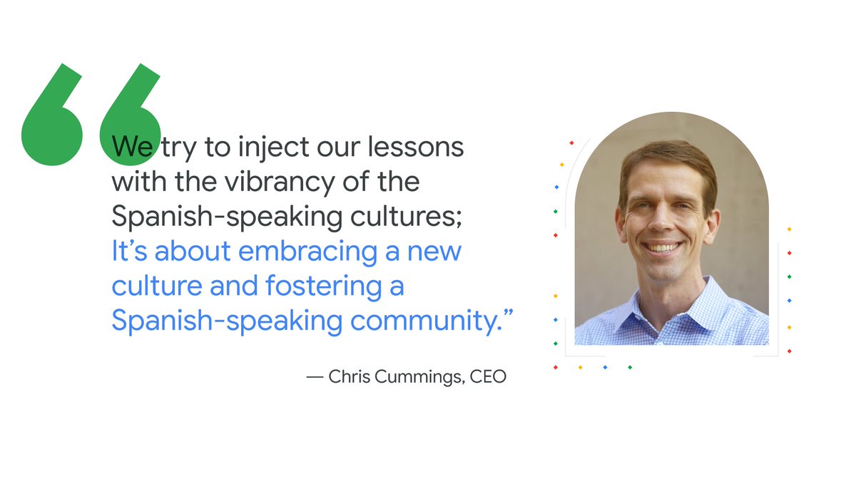 GoogleAdManager's tweet photo. Learn how Jeremy &amp; Chris Cummings founded Curiosity Media and built a suite of Spanish-English learning sites like @SpanishDict, that helps over 100 million people each year learn Spanish ➡️ https://t.co/eJYngsLrQO #HHM https://t.co/TZXYjjDh06