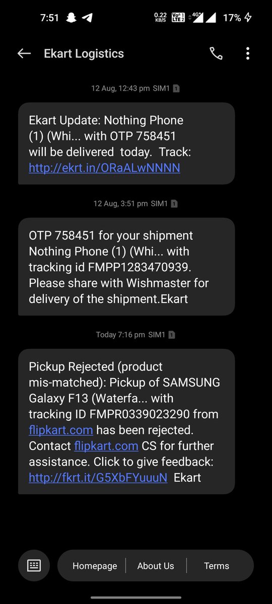 _gursharn_singh's tweet photo. After approval for return, the pickup of the device is now rejected even without visiting my house they tagged it under product mis-matched, what a shameful act @Flipkart doing with its customers
@GyanTherapy @jagograhakjago @TechJunkies @praaatiiik @flipkartsupport @yabhishekhd https://t.co/amwgAZpB3D