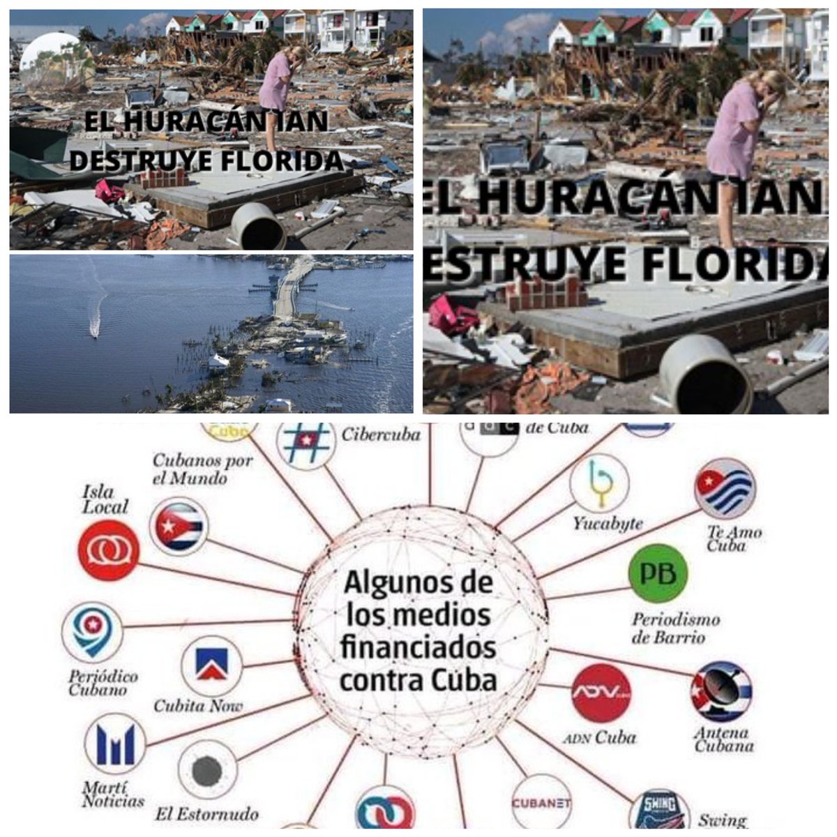 ArnerMarrero's tweet photo. Saben por q ? d esto no se habla,porq no es 🇨🇺 #SOSFlorida les aseguro q sus pobladores estarán muchosss diasss sin los servicios vitales ,no son Socialistas , sálvese quien pueda #CubaPorLaPaz #NoMasGuerraMediatica #AbajoElBloqueo @CMarlenin @Cruz2021G @ZenaidaG2021 @Yanileysd https://t.co/JTMlvQdXIS