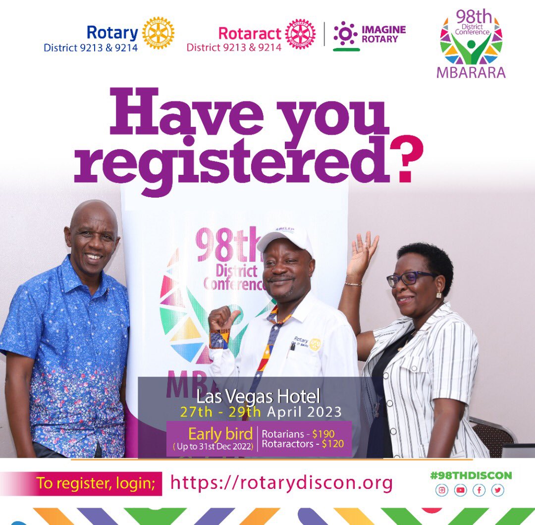 pdgnayenga's tweet image. As the District Trainer, the #98thDiscon is an opportunity to inspire you all our members and leaders to serve our communities even better than we have ever done before. Have you registered for the @98ThDISCON?