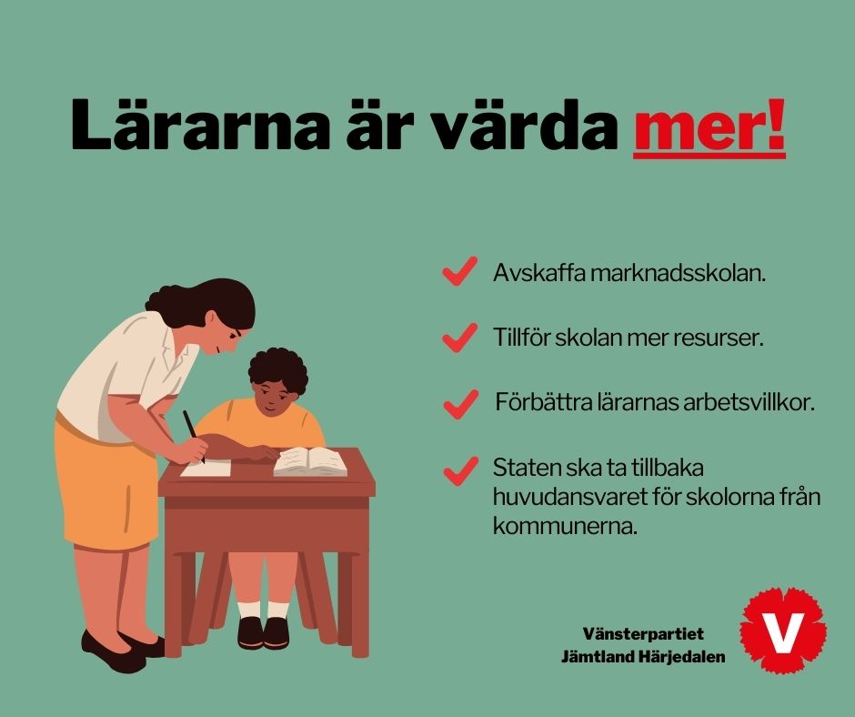 Jamtlandvanster's tweet photo. Svenska lärare är värda mer än dagens marknadsskola. https://t.co/NO6HY9oY1p