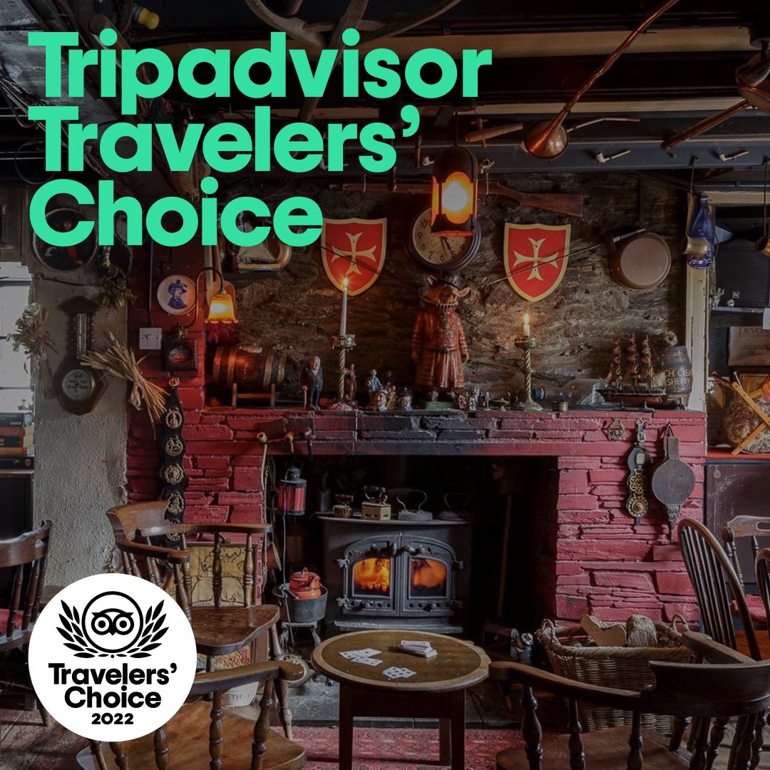 We have been awarded the <a href="/Tripadvisor/">Tripadvisor</a> #TravelersChoice award 2022 for our great reviews we received we now rank in the top 10% of restaurants worldwide on #tripadvisor #southdevon #devon #countrypubs