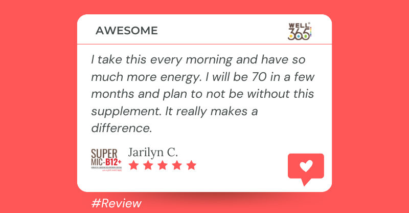 Well365Living's tweet photo. An awesome review by our lovely client. Thanks a lot for sharing this feedback, it matters a lot to us.

#supermicb12review #supermicb12product #wellnessproduct #health #wellness #healthandwellness #instantenergy #WELL365review #Well365living https://t.co/pjrD0bVKvX