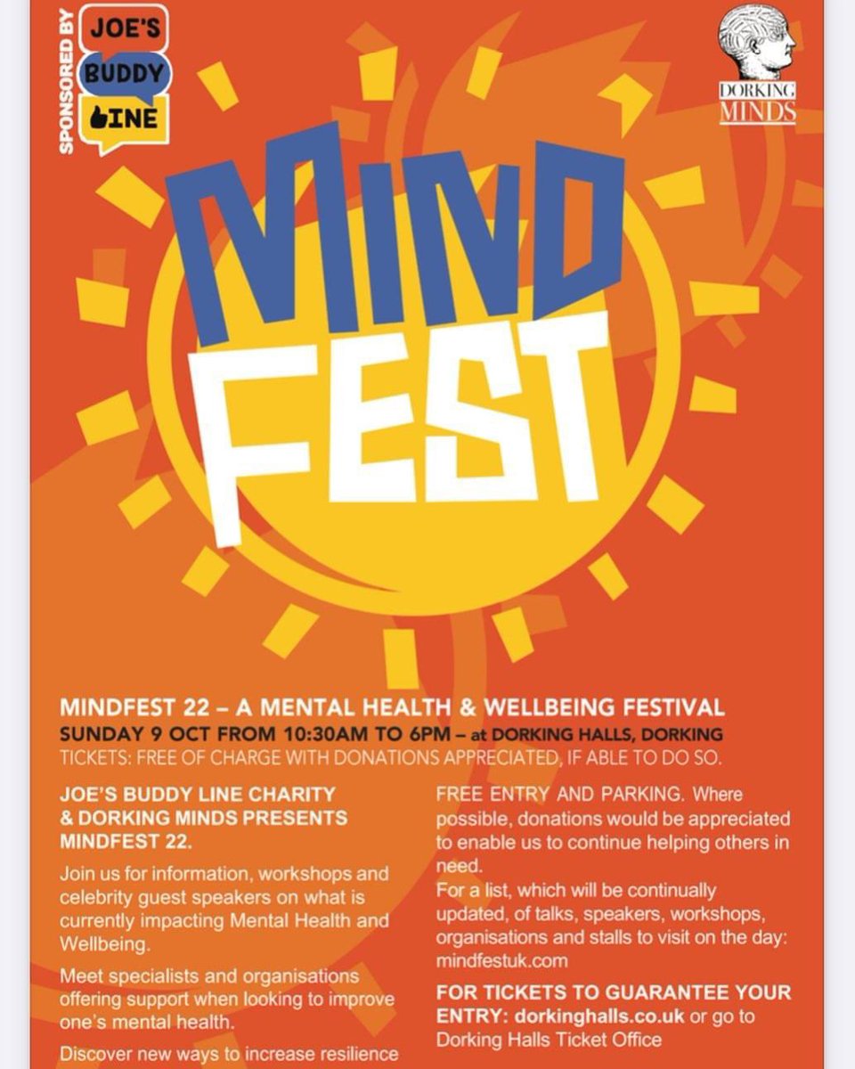 Excited to be running a workshop <a href="/mindfestdorking/">Mindfest UK CIC</a> on how young people can use music to look after their mental health this Sunday. Come say hi! mindfestuk.com #musictherapyuk #mentalheath