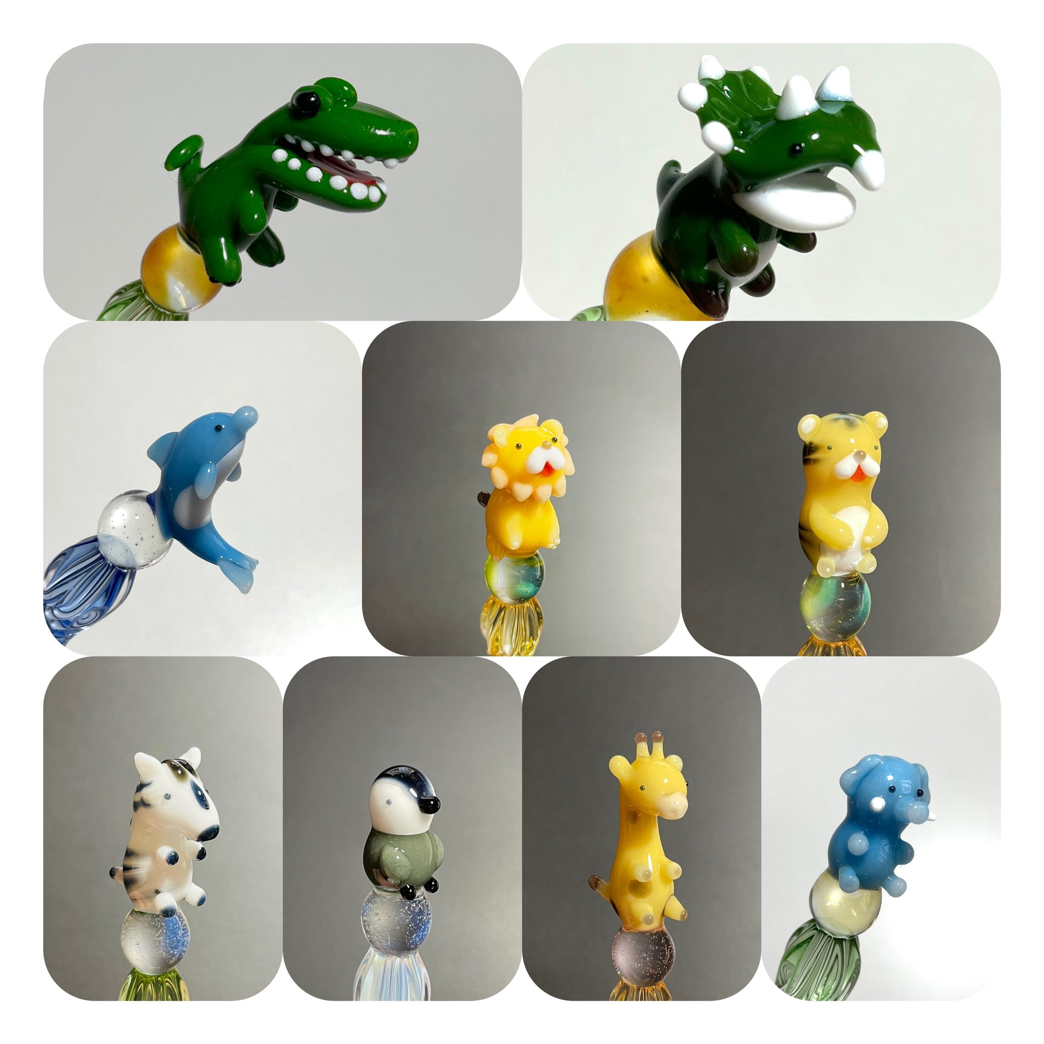 パラグラス アニマルガラスペン(柴犬)