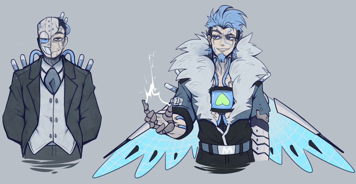 BSkelebunny01's tweet photo. A couple of designs I did today, it was based on an au design I did and I wanna redraw their designs for fun lol
First two characters are owned by @W0lfwrathknight
The second is by me lol
#mechasm #TideTheMechasm #MechaTheMechasm #UlrichTheMechasm #oc https://t.co/UeXRSjXwbL