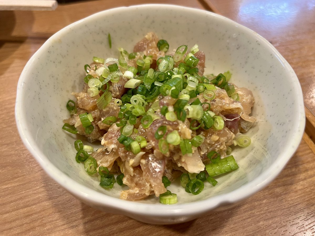 鯵のなめろう