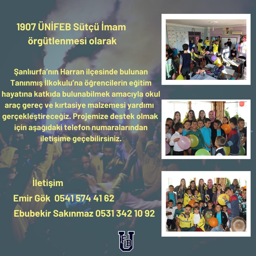 UFBSutcuImam's tweet photo. 1907 ÜNİFEB  Sütçü İmam Üniversitesi örgütlenmesi olarak Şanlıurfa'nın Harran ilçesinde bulunan Tanınmış ilkokulundaki öğrencilerin eğitim hayatına katkıda bulunabilmek amacıyla kırtasiye malzemesi yardımı gerçekleştireceğiz.Projemize destek olmak için iletişime geçebilirsiniz. https://t.co/MNZ0S3e0sM