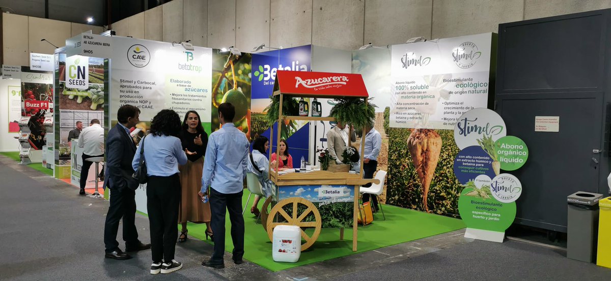 BetaliaES's tweet photo. Ya estamos con nuestro #abono líquido Stimel en el 
@FruitAttraction, el mejor abono para los mejores cultivos🌱​
⏩​Pabellón 9 stand 9H05.
¡En cuanto veas el carrito de @AzucareraES ahí estamos! https://t.co/EFnHlFCRpb