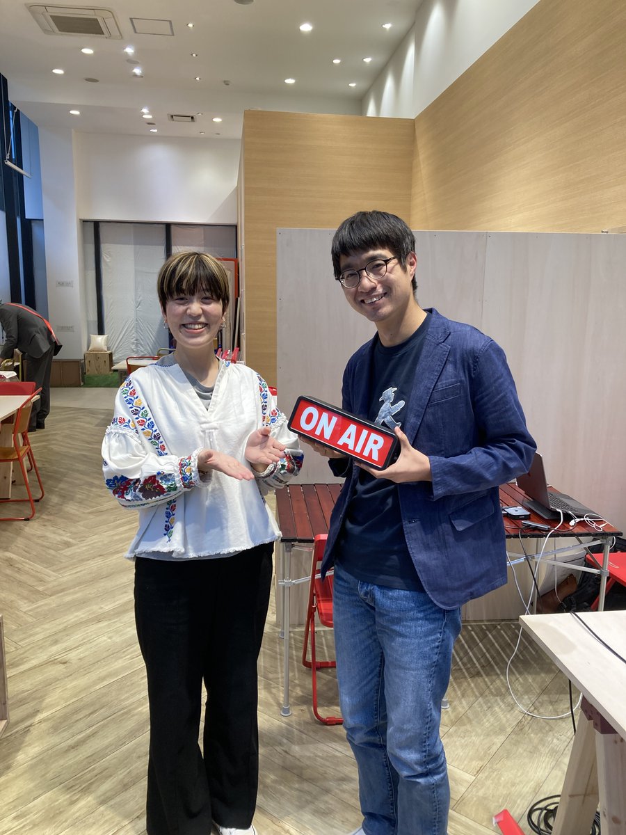 movemoveradio's tweet photo. 歩行者天国���究家 #内海皓平 さん
東京から足を運んでいただきました！
#ホコ天 #銭湯 #まちの魅力 たくさんのトピックを
お話いただきました。

アーカイブ配信でぜひお聞きください！
https://t.co/a2hVoEQMlc

#movemove #仙台駅前らしさ https://t.co/nHNEfsh7lY