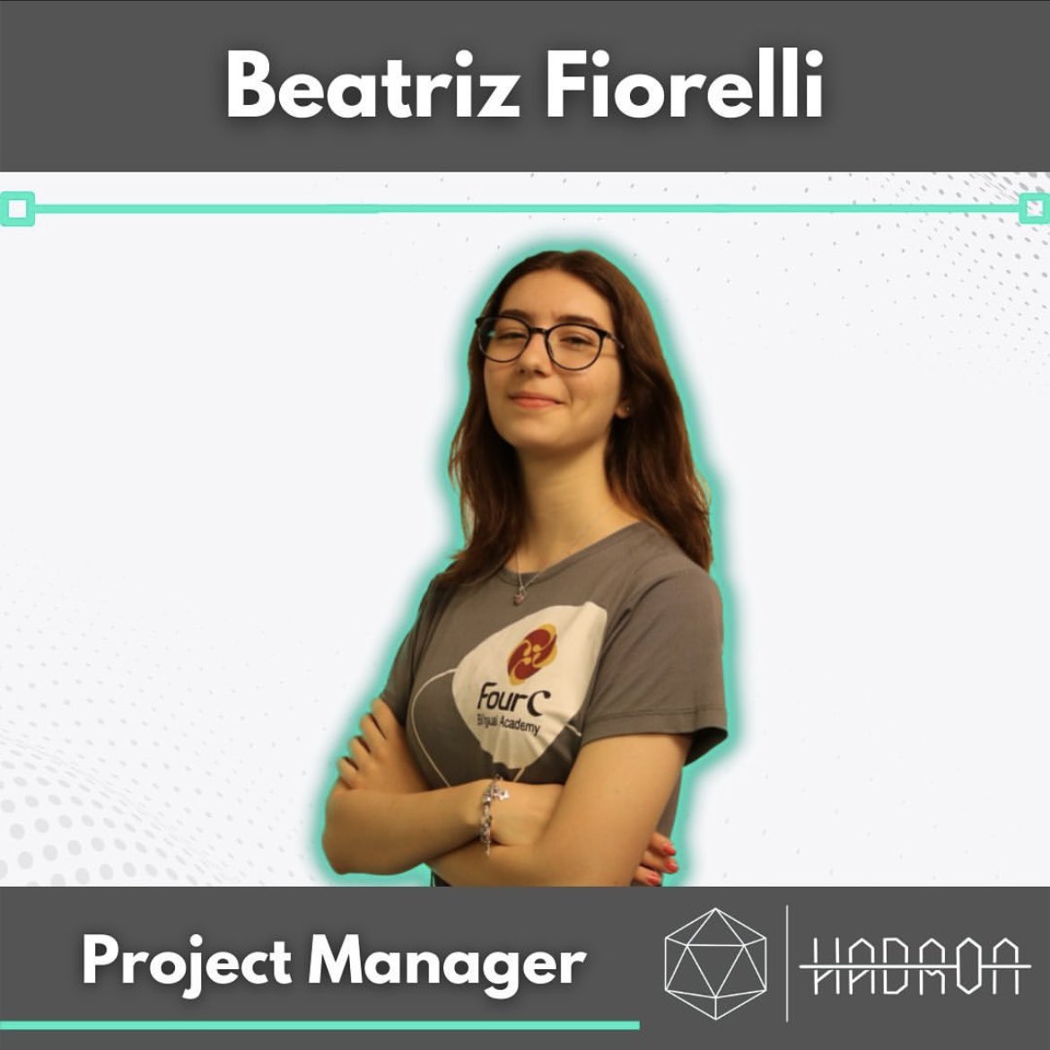 teamhadron's tweet photo. This is our leader: Beatriz. With lot of leadership, organization and effort, she is responsible for managing the project, planning and organizing the posting schedule.

#flinschools #flinschoolsbrazil #flinschoolsbrasil #flinschools2022 #hadronparticle https://t.co/25n9GziwLt