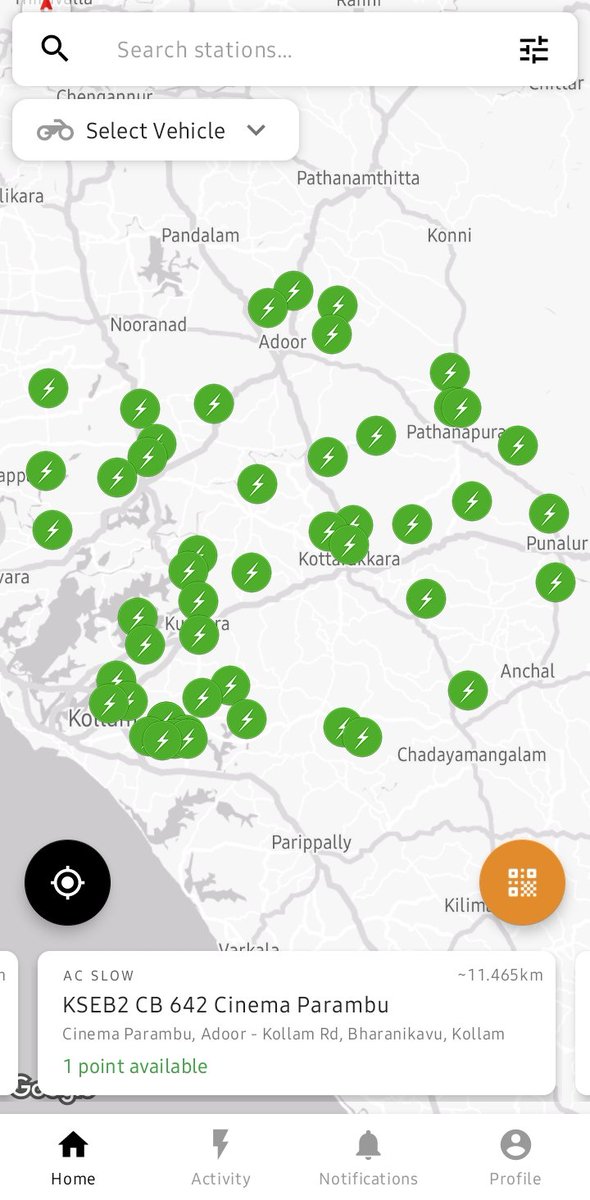 ChargeMod's tweet photo. Quick update:
95 points in Kollam & 55 points in Alappuzha will be opened up for the public very soon⚡
#polemounted #evcharging #MakeInIndia https://t.co/2LghZaeK6N