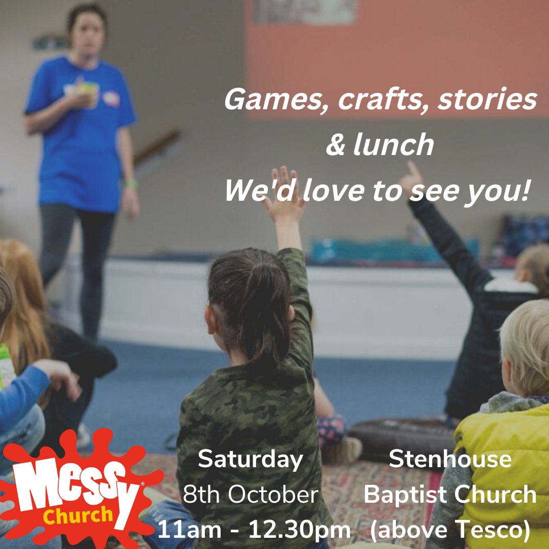 StenhouseChurch's tweet photo. Just a few days until Messy Church. We can't wait to see your faces old and new! https://t.co/MC757N8gRI