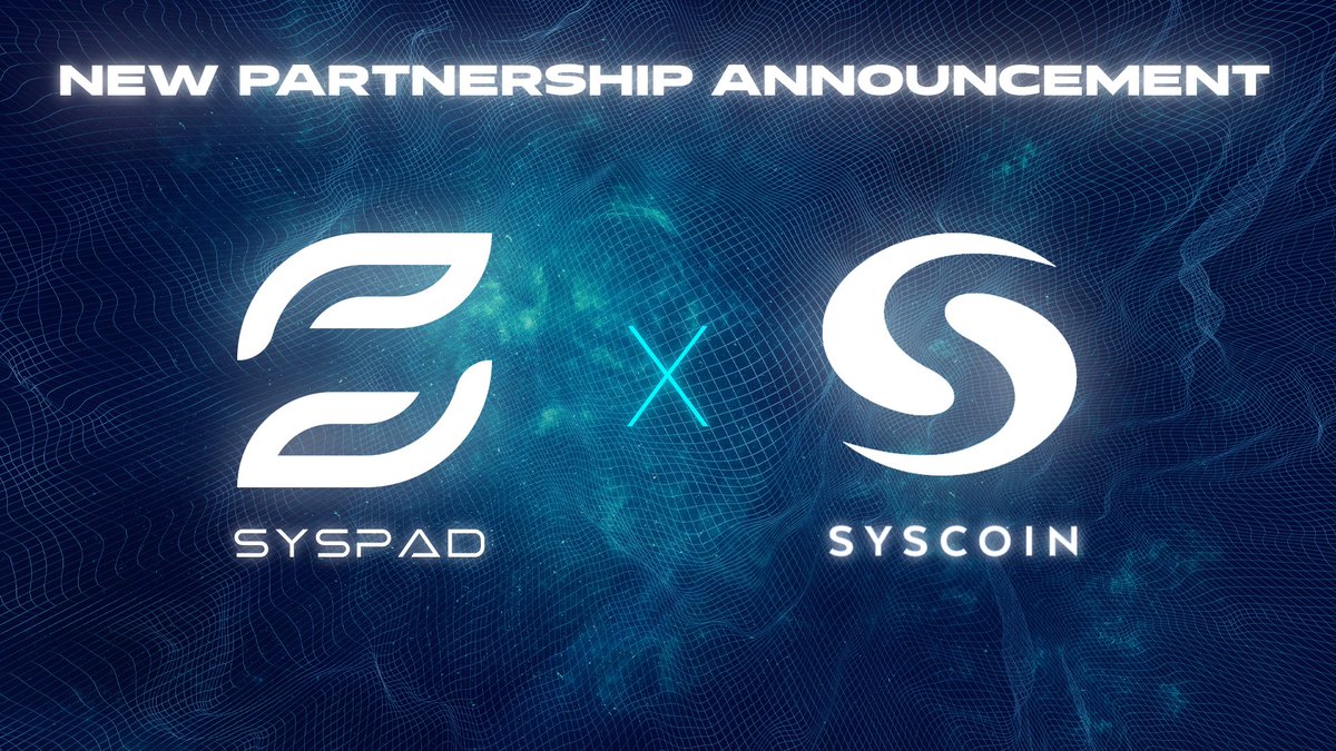 SYSPAD_official's tweet photo. 📢Partnership Announcement 📢
@syscoin  x @SYSPAD_official 

We are the primary launchpad on #syscoin aiming to connect investors to dApps building on #Rollux fund-raise so that they can join the ecosystem!

#SYSPAD #SYSCOIN https://t.co/KOGTxZ30m0