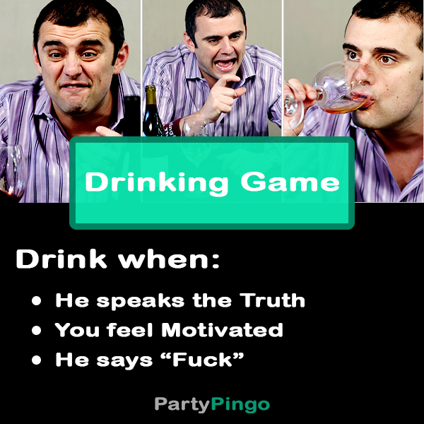 PartyPingo's tweet photo. Gary Vaynerchuk Drinking Game! 🍻
@garyvee #DrinkingGame #DrinkingGames https://t.co/lSVc9ISog4