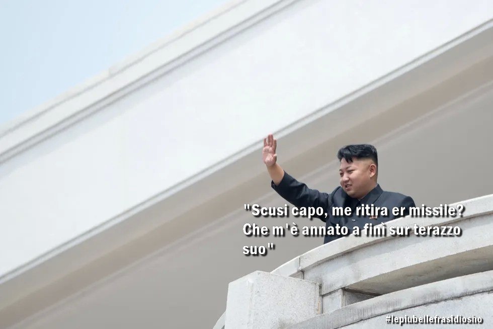 lefrasidiosho's tweet photo. Quando t'abita davanti il Sig. Giappone
#Giappone #CoreadelNord https://t.co/4hKmLt7D5b