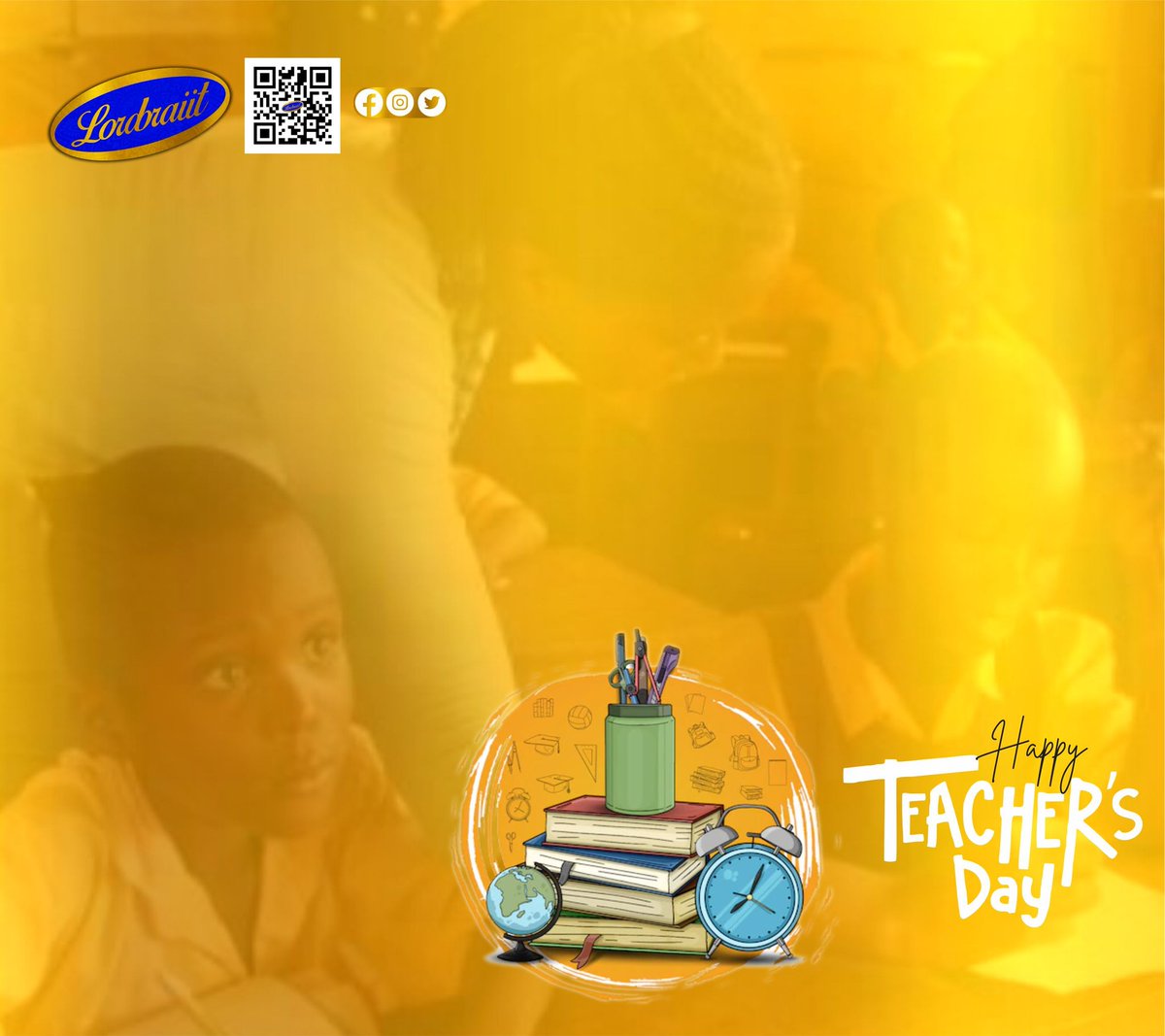 TLordbraiitFdn's tweet photo. The Tribe Of Lordbraiit Foundation says Happy Teacher's  Day to all Teachers in the whole world.

#Lordbraiit #branding #uyovendorshub #realestate #cosmetics #onlineshop #onlinemall #skincare #Timacare #recruitment #graphicdesign #food #beverages #VerumRemedium https://t.co/8ksD8RJMs5