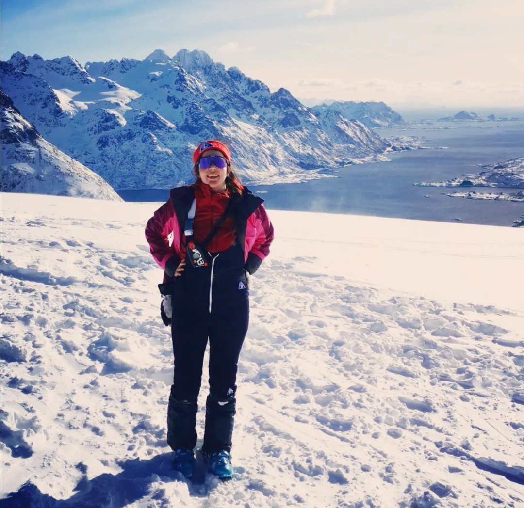 LegendaryAlpine's tweet photo. @Sophiegoddard Shameless plug but my brand's salopettes were genuinely great for ski touring in Arctic Norway in late March this year 🙃 General wisdom I believe for very cold climates is thermals, mid layer fleece, down jacket + hardshell outer. Depends what you're up to! https://t.co/TAmt6kzPui