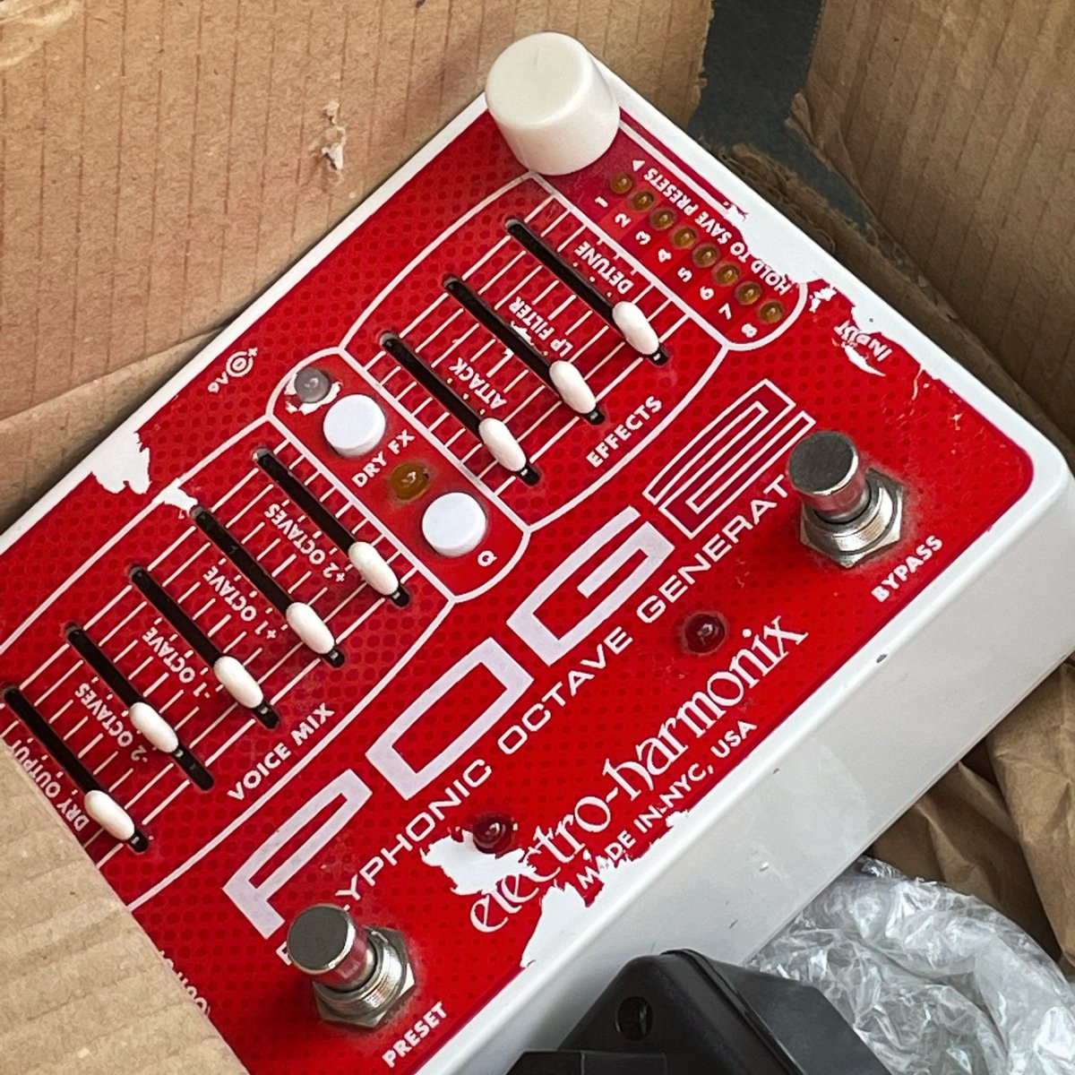 turPHONOS's tweet image. Ses sobres d&apos;uns són es tresors d&apos;altres. 
Ben arribat!!

#electroharmonix #pog2