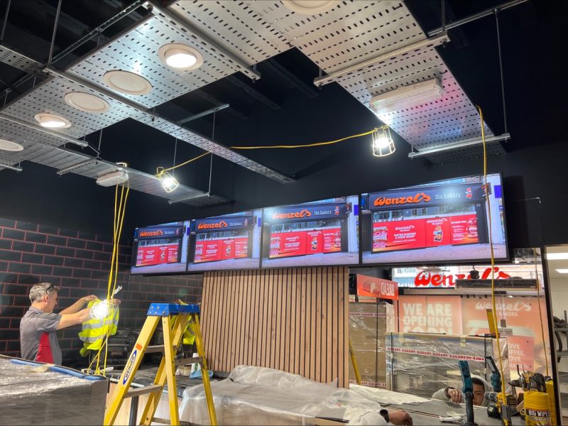 We've recently installed some new Digital Signage for <a href="/Wenzelsthebaker/">Wenzel's</a>  in Windsor - a great addition to this new site.  

We design, deliver and support Digital Signage solutions in many different sectors.   

Communicate your information in an engaging and interactive way.