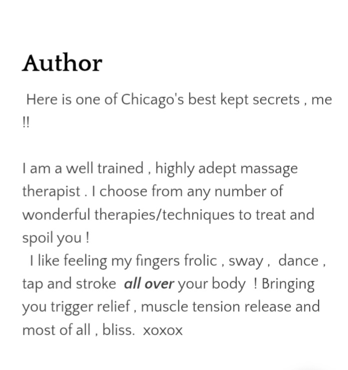 Sensual Massage Chicago on Twitter "Another page from my previous site