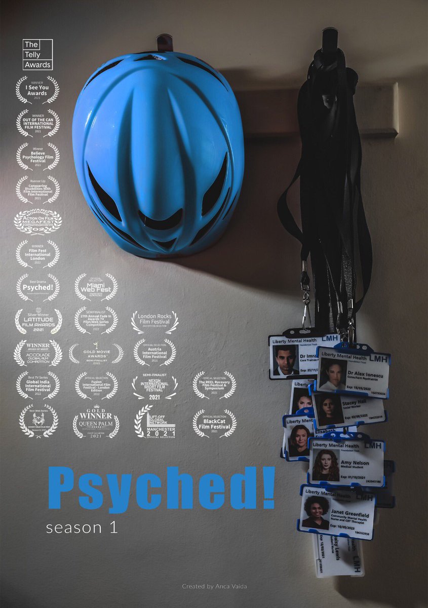 Woohoo, ‘Psyched!’ won Best TV/ Web episode at the Wallachia International Film Festival - Bucharest, Romania! 🥳
Congratulations to everyone involved!
#mentalhealth #mentalillness #pilot #series #tv #tvseries #filmfestival #festivalwin  #romanianfilmmakers #romanianfilmfestival