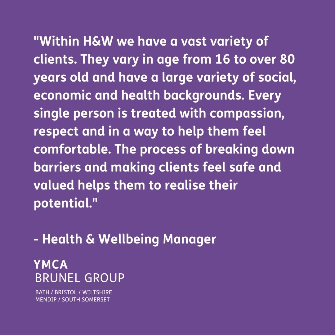 We pride our Health &amp; Wellbeing centre in being a welcome and safe place for anyone.

#inclusion #healthandwellbeing #respect #socialaction #localcharity #ymca