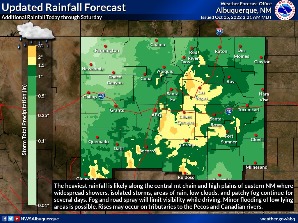 NWS Albuquerque on Twitter "A stretch of raw days are on tap thanks to