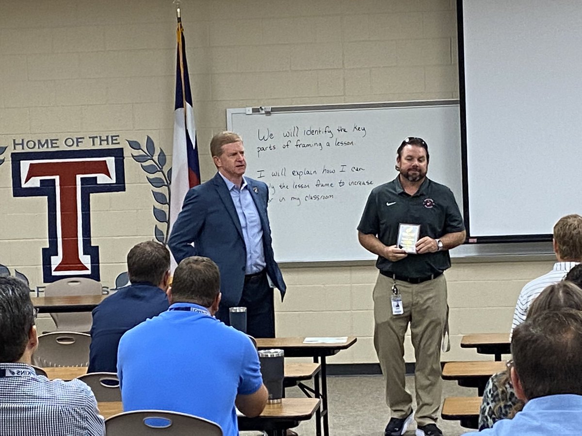OTHSFalcsSoccer's tweet photo. Congratulations to our very own Coach Jones.  He received the Long Haul Hero Award today at Tompkins HS.  He’s put in 10 years of hard work building this program up to the success that it is today. https://t.co/FfT5MWvvyC