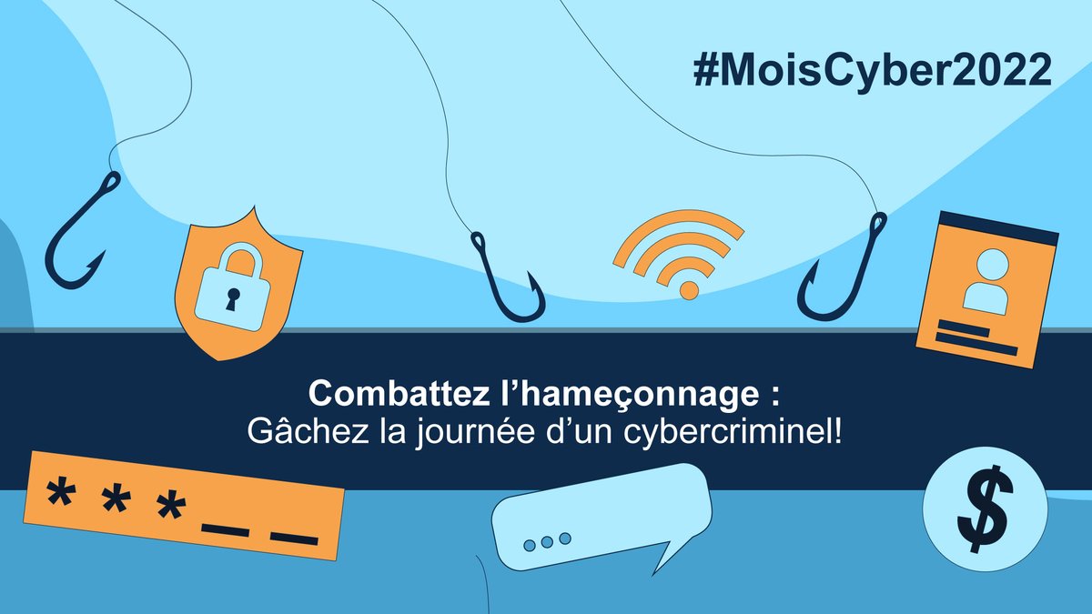 Harry Gill (@harrygill__) on Twitter photo En octobre, <a href="/AgenceRevCan/">Agence Revenu Canada</a> participe au #MoisCyber2022. Le thème de cette année est « Combattez l'hameçonnage : gâchez la journée d'un cybercriminel! »
Écoutez les experts en matière de cybersécurité à l'événement sur la cybersécurité de <a href="/AcademieNumCAN/">L'Académie du numérique de l'ÉFPC</a> : csps-efpc.gc.ca/events/cyber-s… En octobre, <a href="/AgenceRevCan/">Agence Revenu Canada</a> participe au #MoisCyber2022. Le thème de cette année est « Combattez l'hameçonnage : gâchez la journée d'un cybercriminel! »
Écoutez les experts en matière de cybersécurité à l'événement sur la cybersécurité de <a href="/AcademieNumCAN/">L'Académie du numérique de l'ÉFPC</a> : csps-efpc.gc.ca/events/cyber-s…