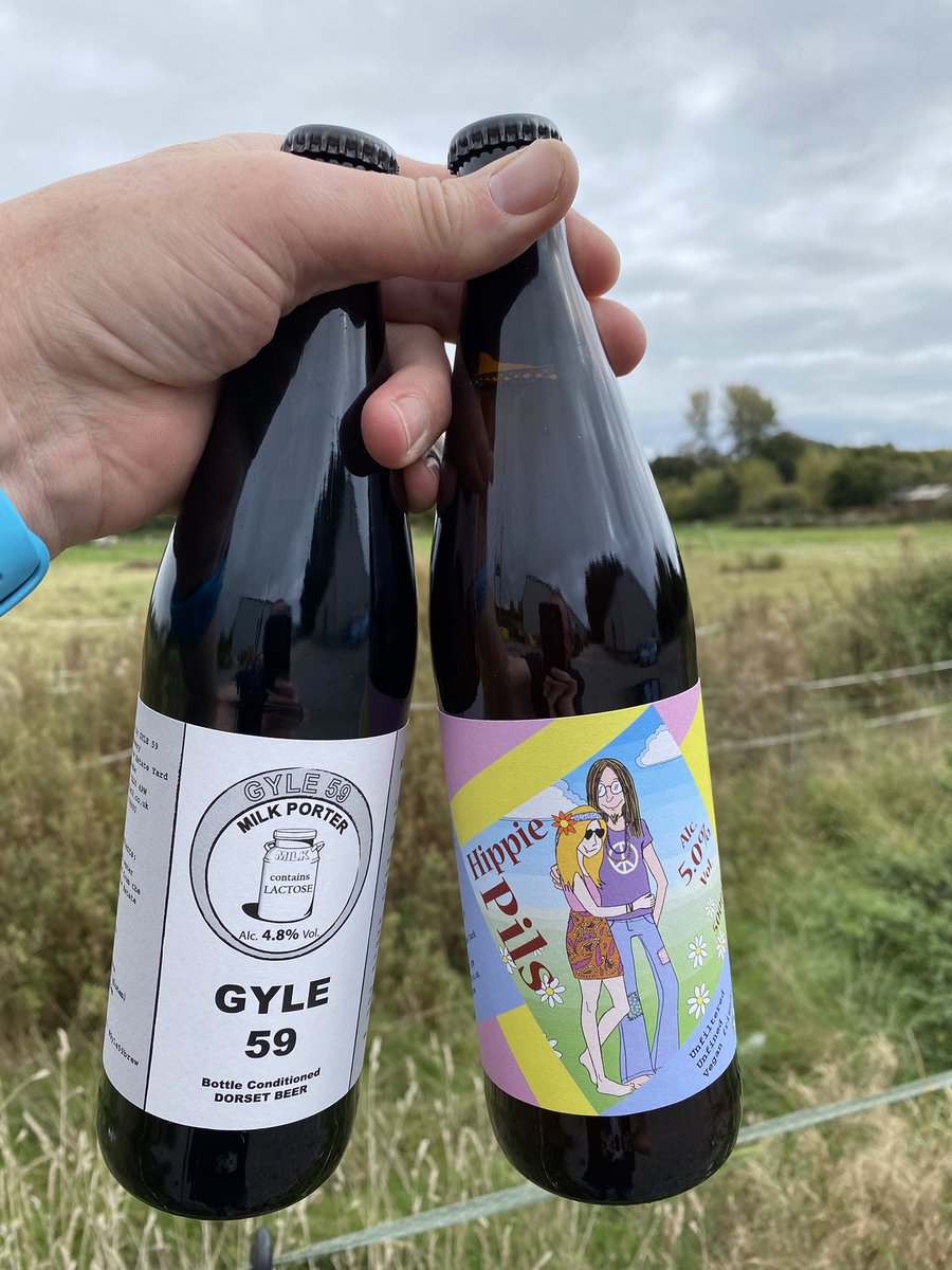 New in! Got a much needed top up of stock plus these two newbies for us from the ever wonderful @Gyle59brew Love their #beer 😘 Hippie Pils is new to the Hippie range, and Milk Porter new for us. #dorsetbeer #pils #porter elstonandson.co.uk/gyle-59-beer/