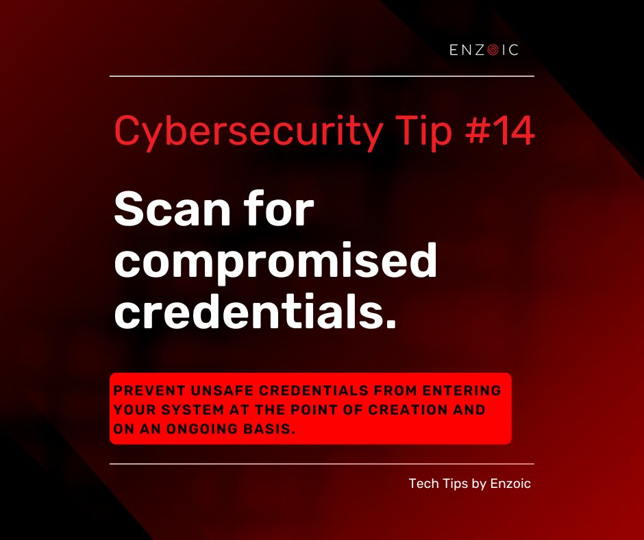 EnzoicSecurity's tweet image. #CompromisedCredentials are one of the main entry points for #threat actors, cross-industry. Lock down your organizational #cybersecurity by screening for them now.  zcu.io/uK6v