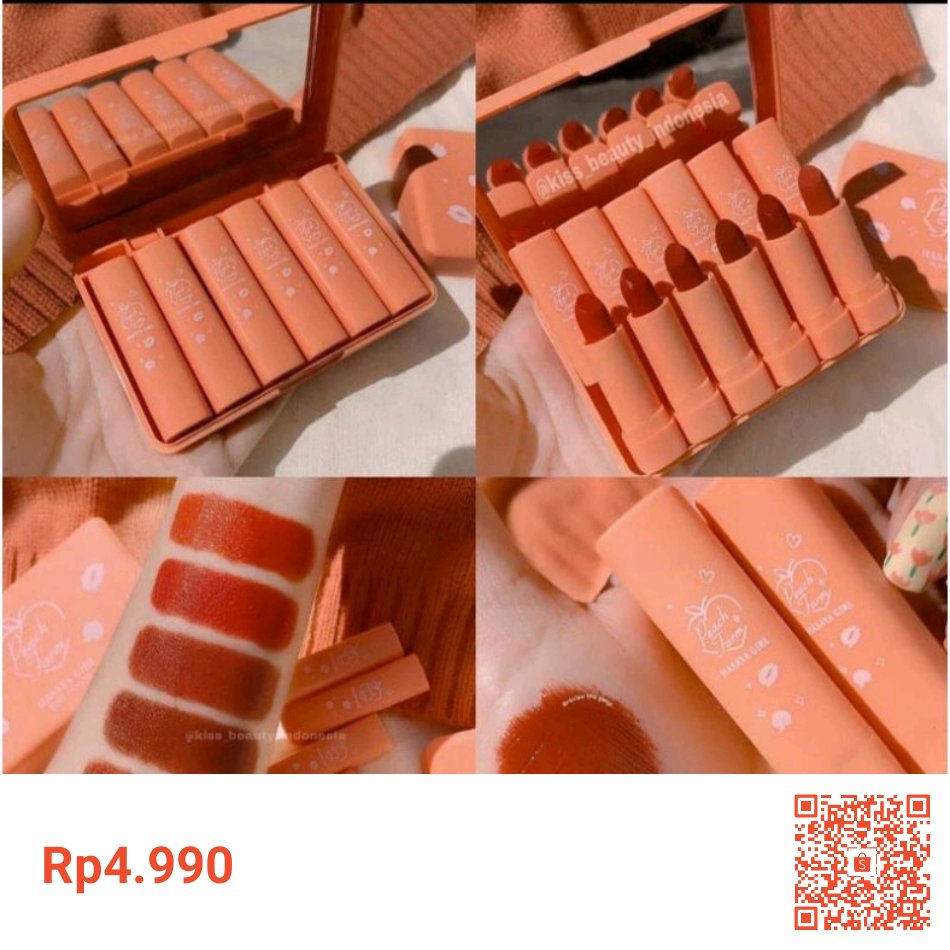 RivantiInna's tweet photo. Temukan dan dapatkan [ECER] LIPSTICK HASAYA PEACH FARM MINI PAPAN hanya Rp4.990 di Shopee sekarang juga! https://t.co/JGECUC7VVC #ShopeeID https://t.co/DIZiQDU8GM