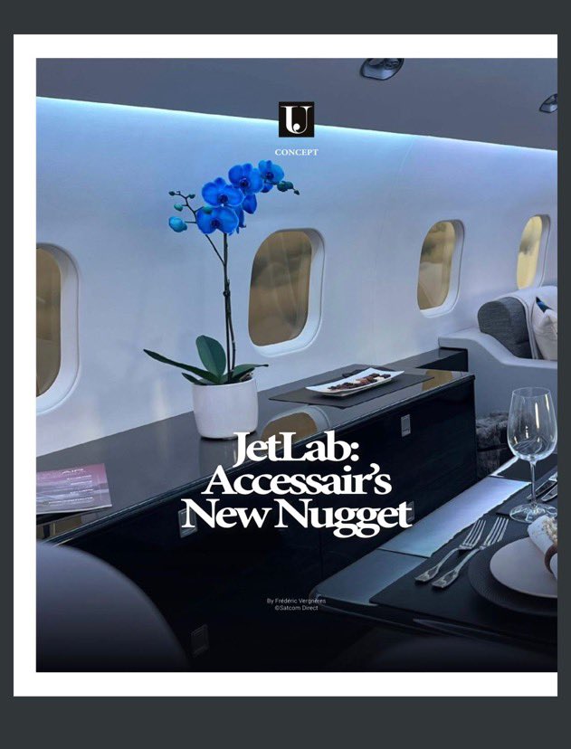 AgenceOzelys's tweet photo. 📰☕️ #LaPresseDuJour
@Ultimate_Jet consacre un grand article à @AccessairAir et son #JetLab, réplique échelle 1 de #JetPrivé dédiée aux pros de la photo, du cinéma, de la formation et de l’événementiel.
🤓 Mag en ligne : https://t.co/iVyXa0Lyzl
#RP #bizav #shooting https://t.co/oB7kYF5Kes