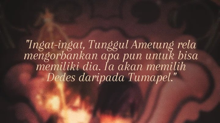 ✨️ Arok Dedes, Pramoedya Ananta Toer (Hal. 406) ✨️