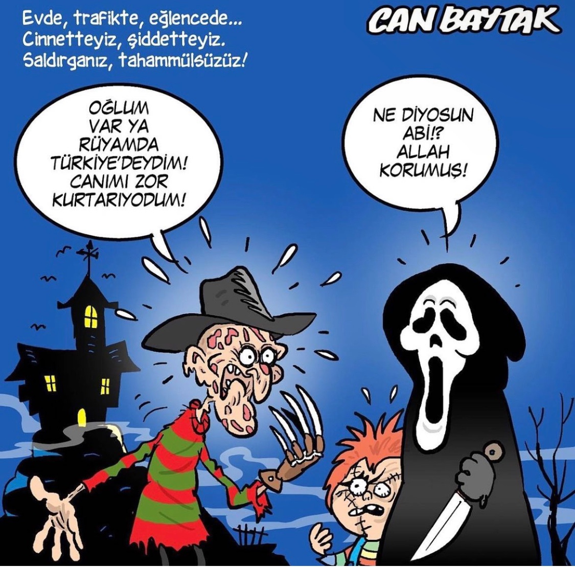 Korku filmi gibi bir çağda akıl sağlığı nasıl korunur bilen varmı 😥