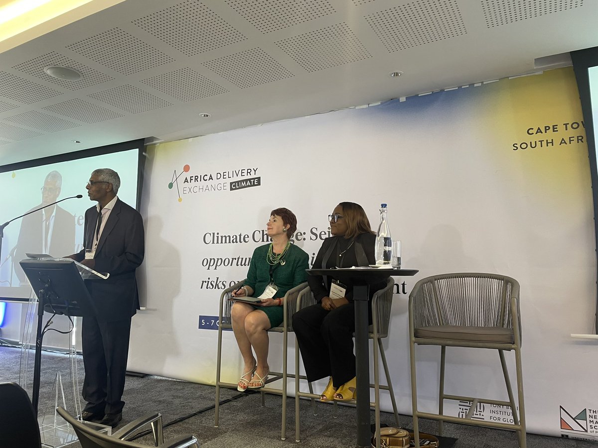 Panel discussion on opportunities for climate finance moderates by <a href="/ACDI_UCT/">African Climate & Development Initiative</a> Postdoctoral Researcher, Dorcas Shumba at the Africa Delivery Exchange-Climate 2022 hosted by <a href="/MandelaUCT/">The Nelson Mandela School</a>