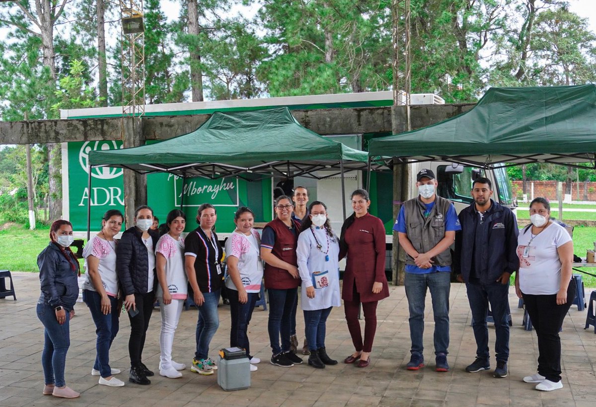 Continuamos con la #campaña de #vacunación 💉🥳
Esta semana nuestra unidad móvil 🚛 se encuentra en Caaguazú, cada día estará visitando una #comunidad diferente para llevar atención médica a niños, niñas, adolescentes y adultos. 💚
#Paraguay #Inmunizacion